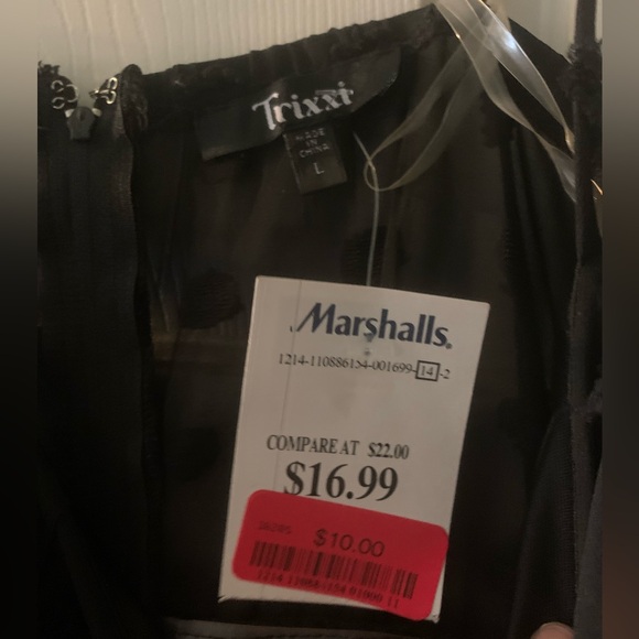 Layered Black Strapy Dress - Picture 2 of 4